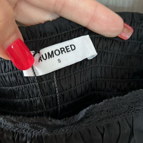 NWT $138 REVOLVE RUMORED Napa Valley MINI DRESS black S - Picture 7 of 16